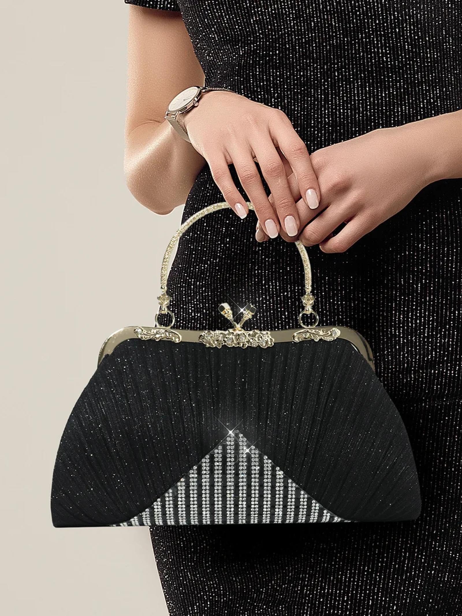 Abendtasche Damen Clutch Damen Abend Taschen Glitter Pailletten Clutch-Geldbörsen Für Damen Glänzende Handtasche Formale Hochzeits Party Umhängetaschen