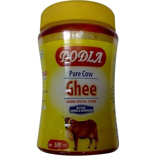 Dodla Pure Cow Ghee, 500ml Jar