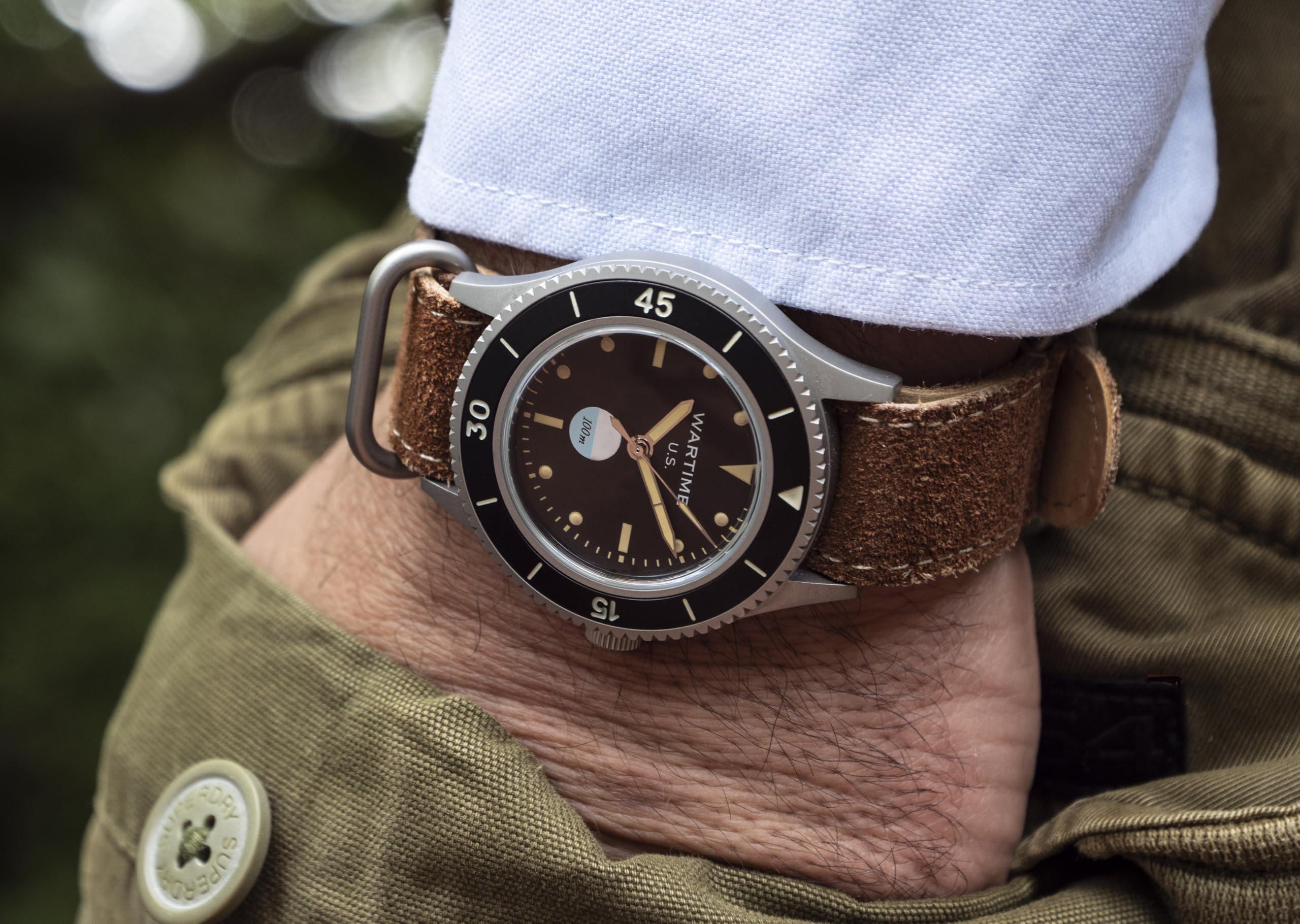Wartime | TR-900 Orologio aereonautica militare uomo – Omaggio all’orologio militare del 1960 UDT Navy Seal Teams, design tattico vintage dalla precisione e durata moderne