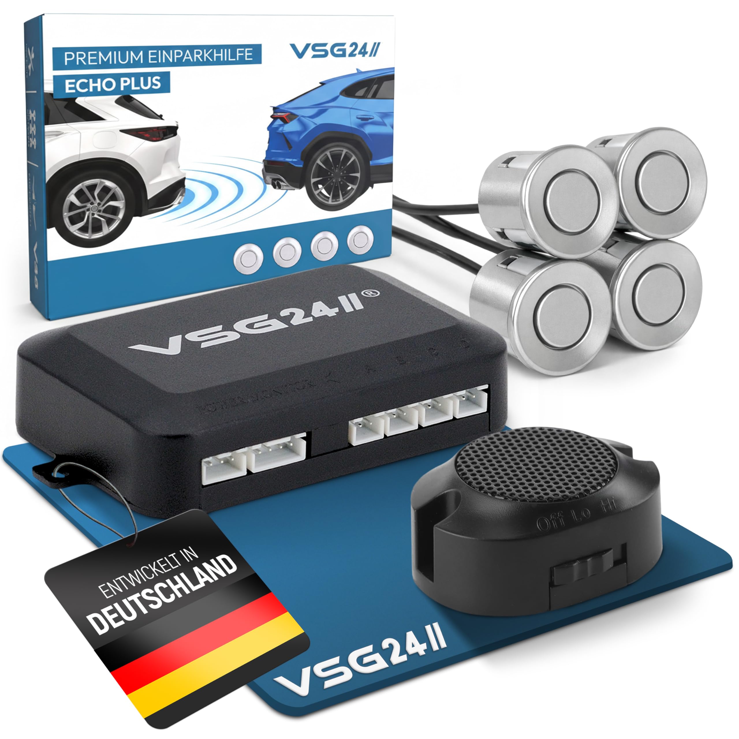 VSG24 PDC Rückfahrwarner Premium Nachrüstset