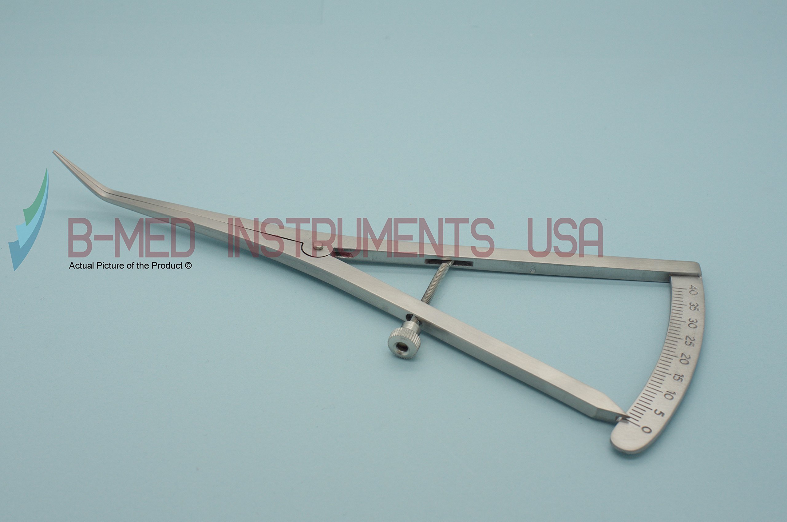 Instrument De Mesure Chirurgie Dentaire 2 Pinces Castroviejo Dentaires Graduées 0-40 Mm - Acier Inox, Longueur 3.75 Pouces ODM Calibre CVD Dentiste - Foto 7