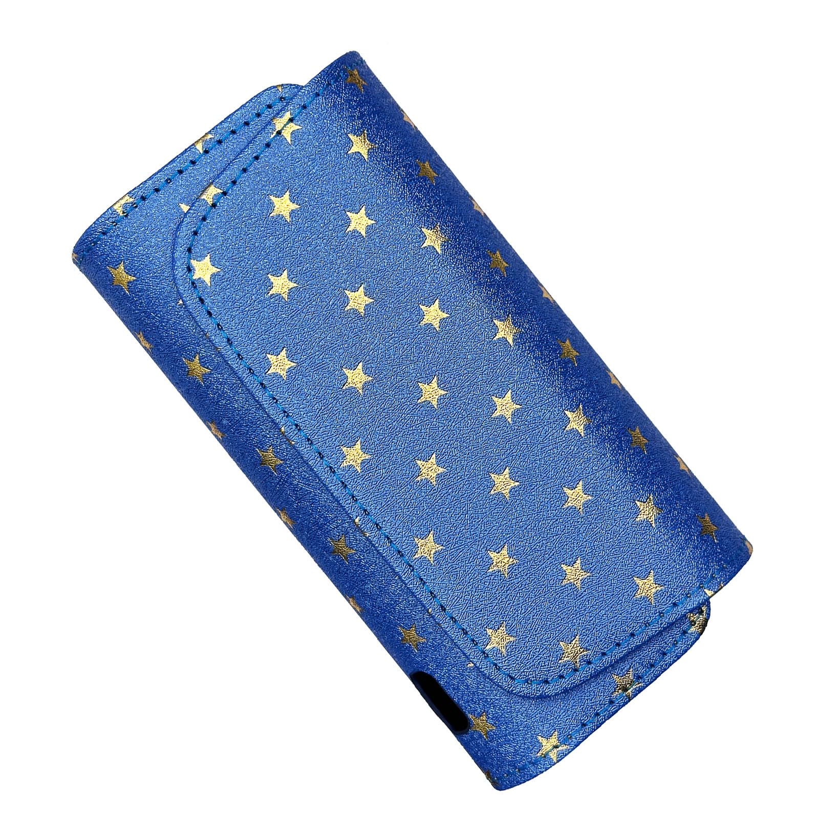 Keminsung Cover Compatible with iqos (for Iluma /3.0/3.DOU) PU Leather Case Magnetic Switch Easy to Carry for Iluma Case (Blue)