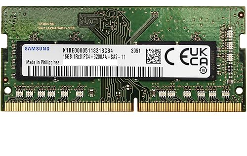 Miniatura 1 de Original de fábrica de 16 GB (1 x 16 GB) compatible con Acer Laptop Notebook DDR4 3200MHz PC4-25600 SODIMM 1Rx8 CL22 1.2v Gaming Memory Module
