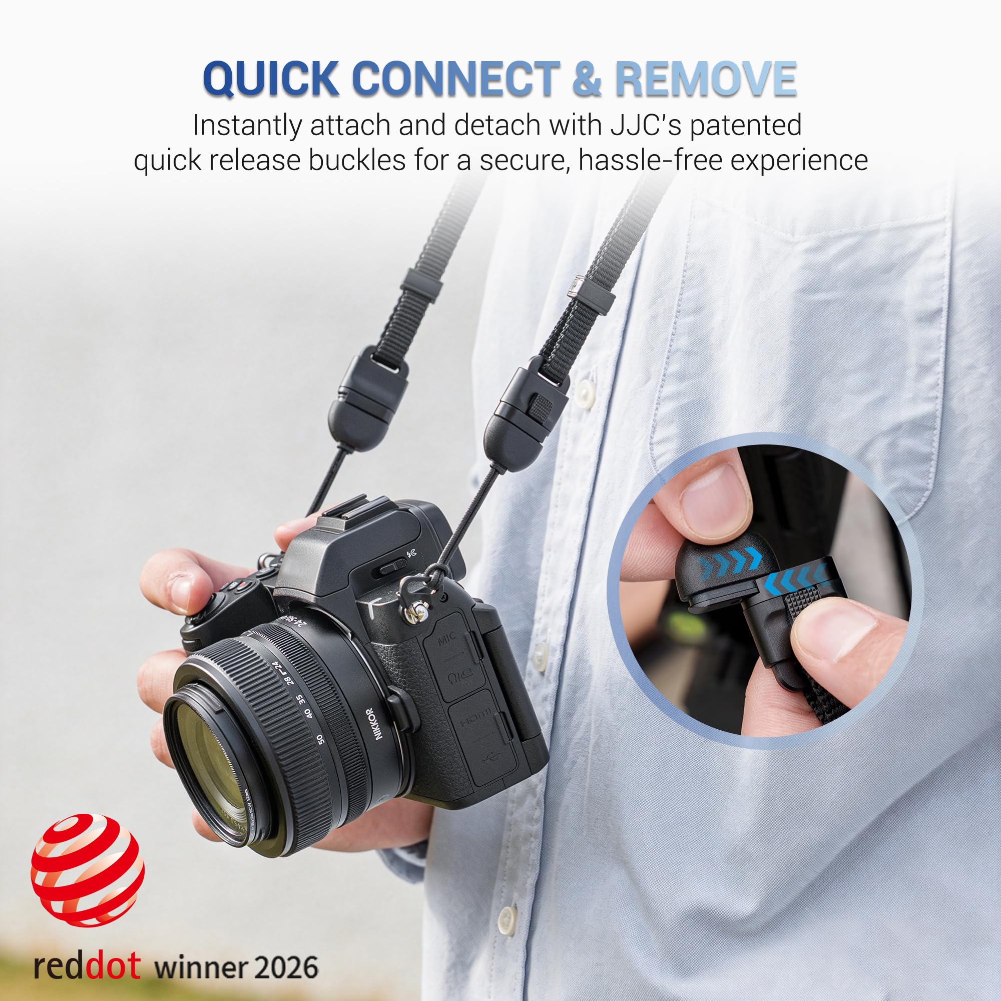 Amazon.com : JJC 2Pack Universal Camera Strap Quick Release Buckle