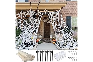 Giant Halloween Spider Web Decoration for Boo-tiful Vibes