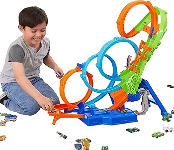 Hot Wheels Loop and Crash Track Set