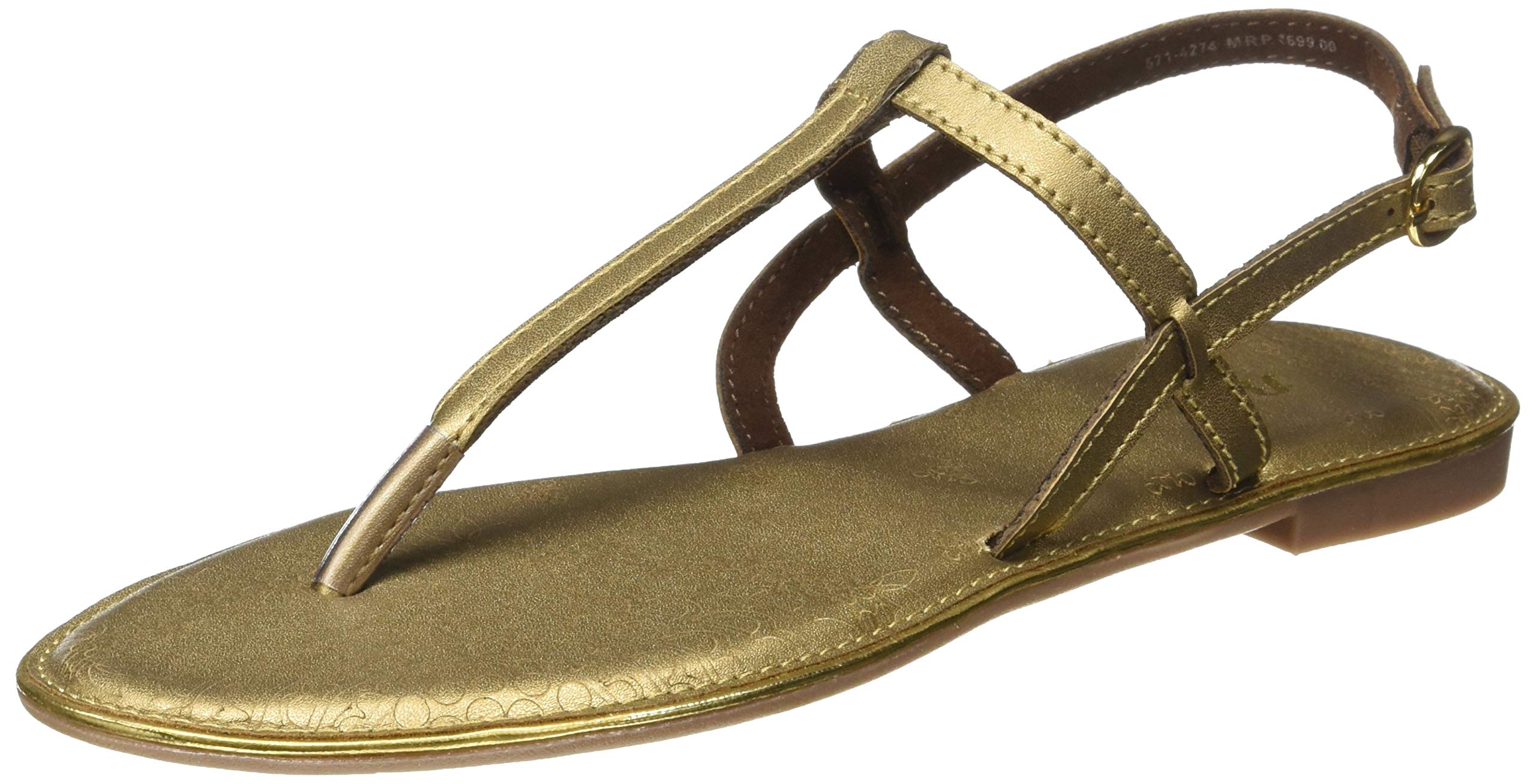 Bata Womens ZARA T-STRAP SANDAL Formal (5714074_BROWN_5 UK) (B07N6RCLPG) Amazon Price History, Amazon Price Tracker