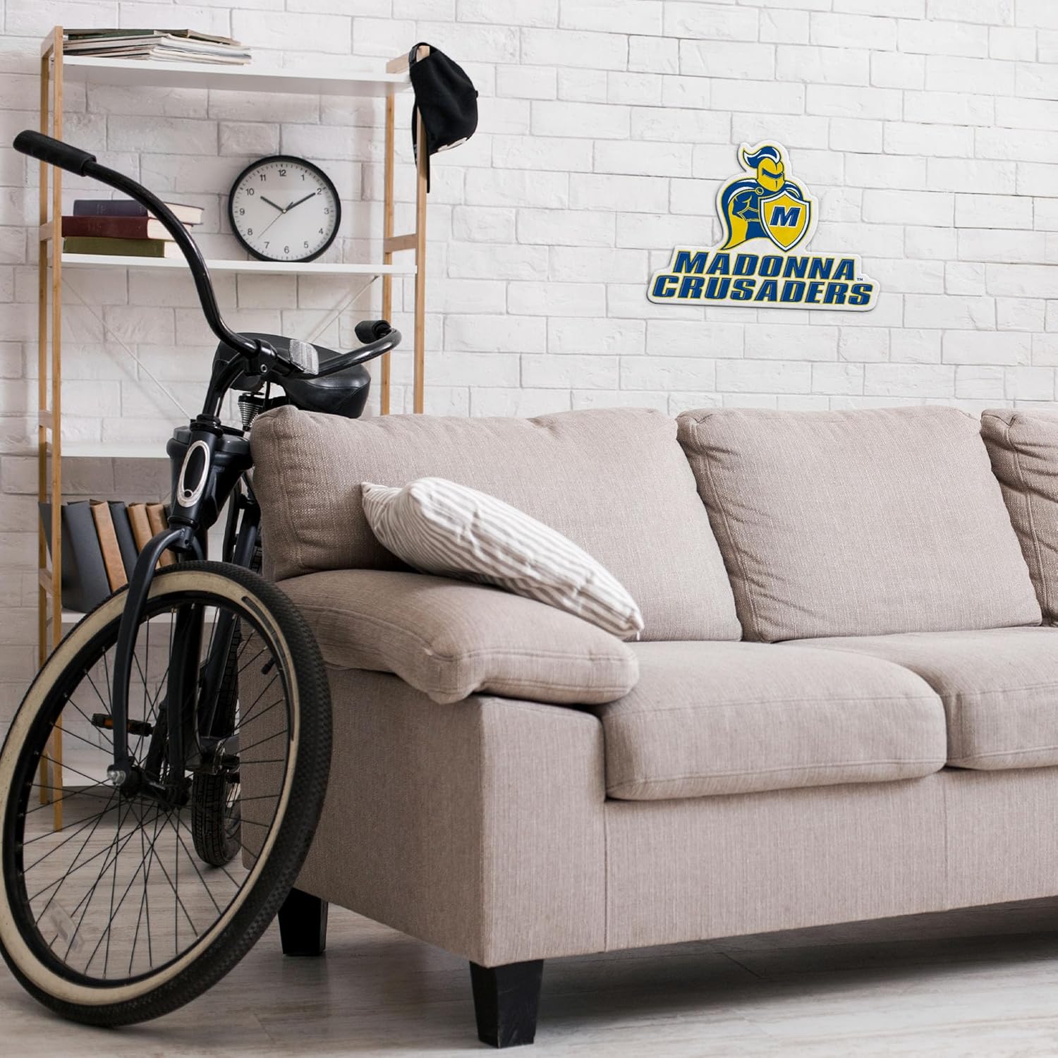 Rico Industries NCAA Madonna Crusaders Shape Cut Pennant - Home and Living Room Décor - Soft Felt EZ to Hang - Image 3