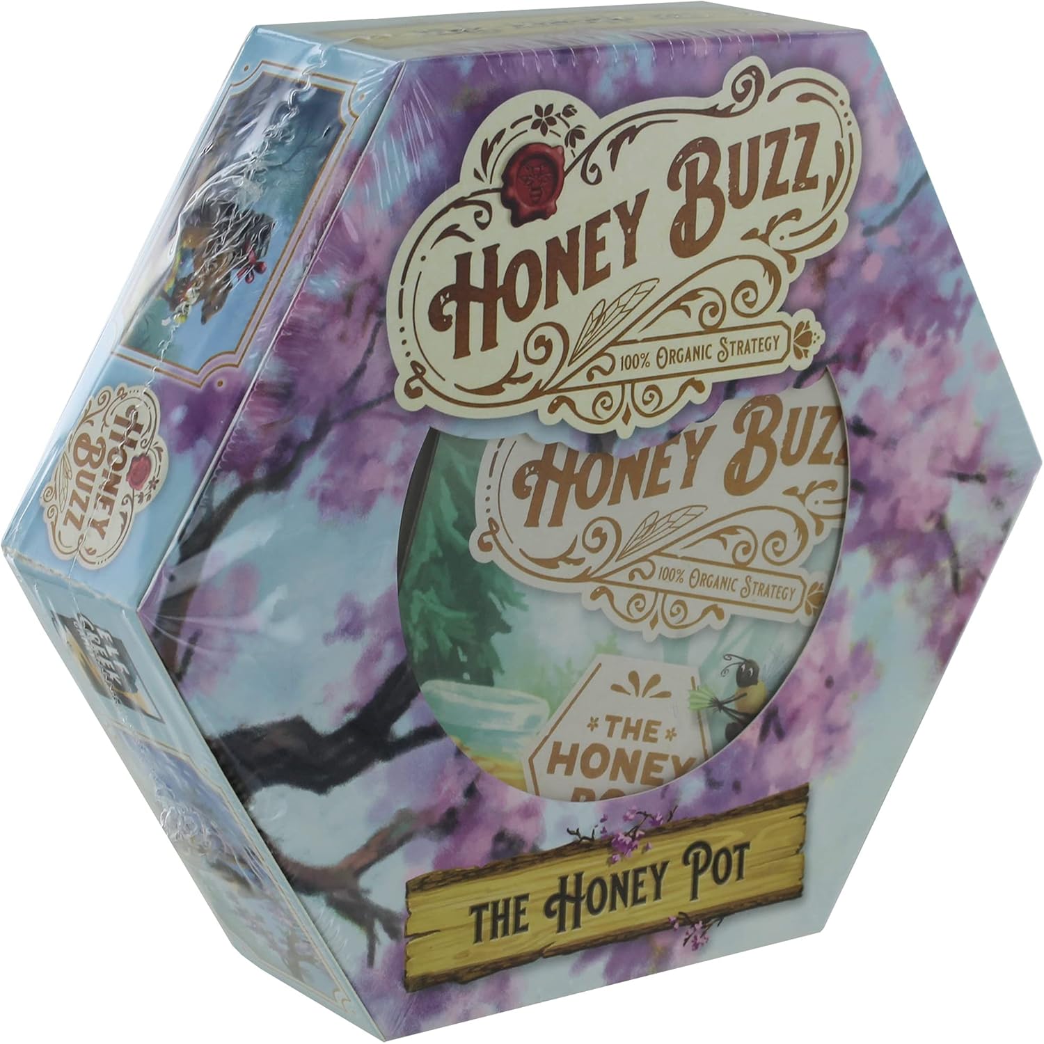 Elf Creek Games Honey Buzz: The Honey Pot Mini Expansion – Add-On for Honey Buzz Board Game | New Mini-Module, Strategic Variety & Replayability