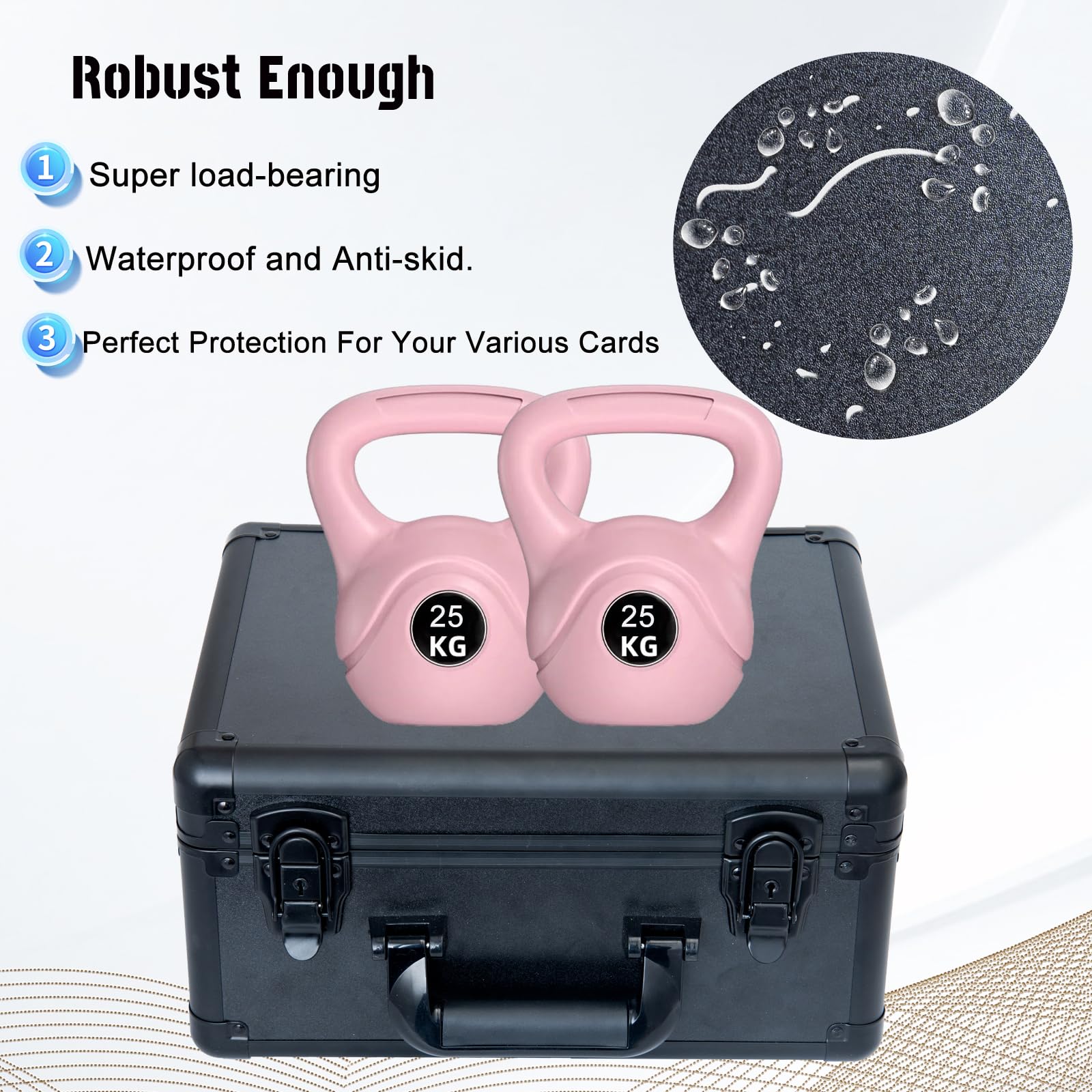 Graded Sport Card Storage Box,Graded Card Case,Trading Card Storage Box,Card Case Storage for Graded Sports Cards,Card Carrying Case for PSA BGS FGS & SGC,Black