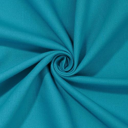 Miniatura 2 de Lino Italiano - Tela de 60 pulgadas de The Yard (turquesa)