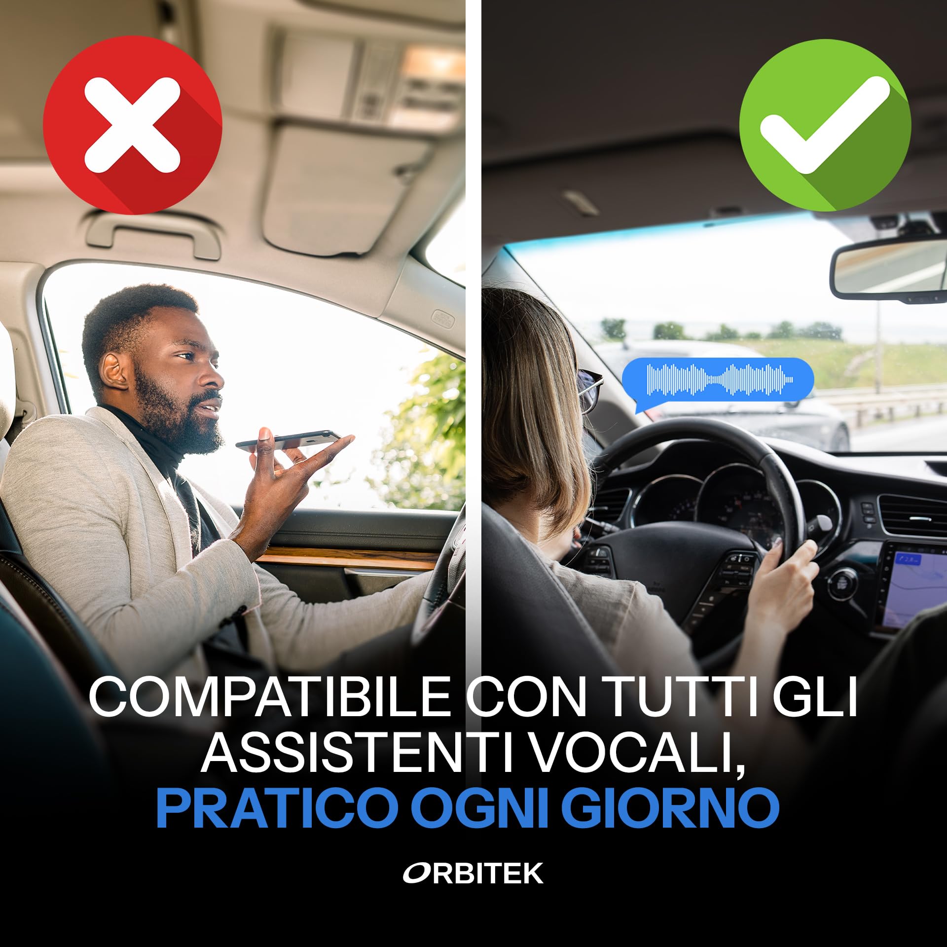 Adattatore Wireless CarPlay Ultra Veloce Compatto 2 in 1| Compatibile con iOS e Android Oltre 800 Modelli Auto | Connessione Ultra Stabile Bluetooth/Wi-Fi | Plug & Play |Adattatore USB/Type-C