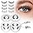 Higu clace Magnetic-Eyelashes with Applicator 4 Pairs Magnetic-Lashes Natural Look Wispy Magnet Lashes Easy to Wear and RemoveDJCX-A01)