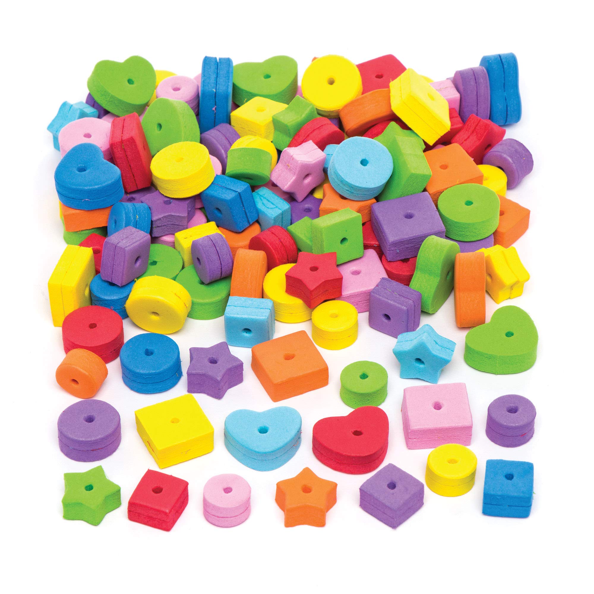 Baker Ross AW245 Jumbo Foam Beads (Pack of 250)