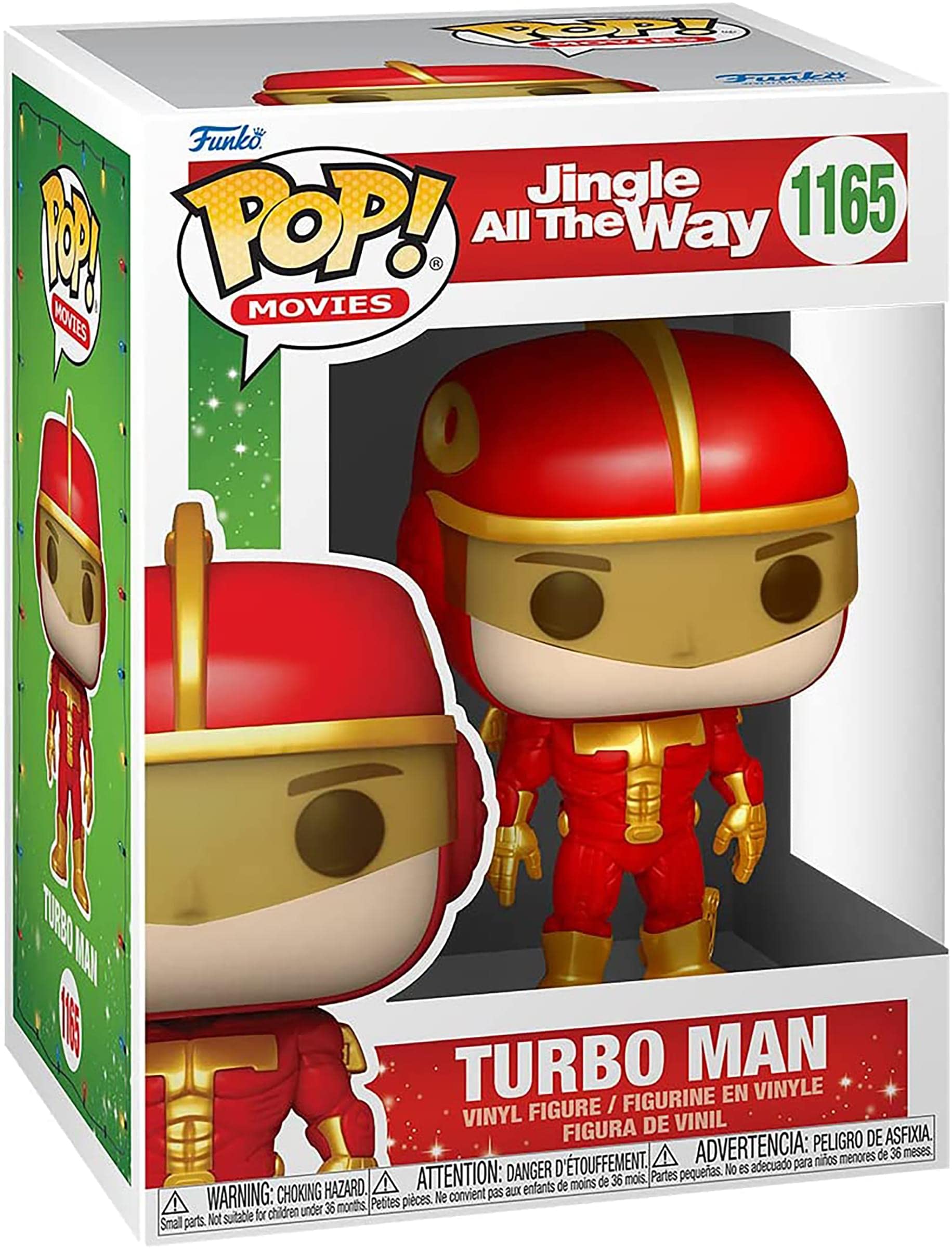 Pop Jingle All the Way Turbo Man Vinyl Figure | Amazon.com.br