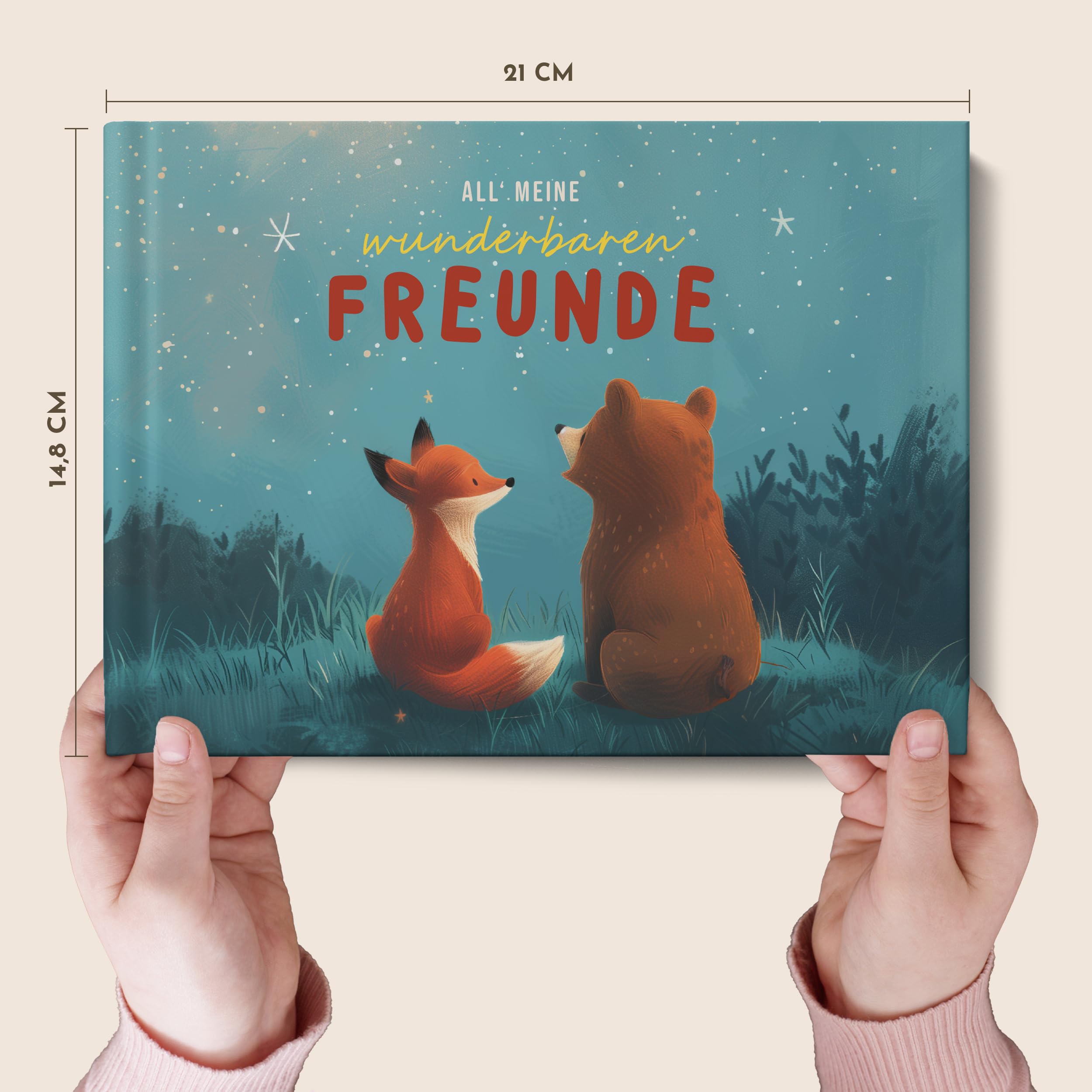 Sophies Kartenwelt Il mio libro dell'amicizia – Libro degli amici scuola elementare – Idea regalo per l'inizio della scuola e ragazzi – Libro degli amici scuola ragazzi ragazze