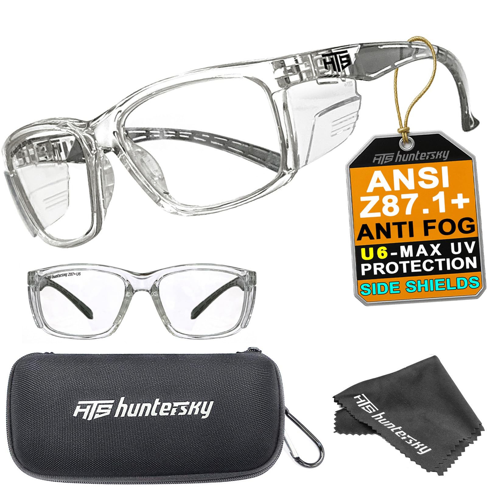 HTS HUNTERSKY Anti-Fog Safety Glasses with Side Shields ANSI Z87.1 — Amazon image 14