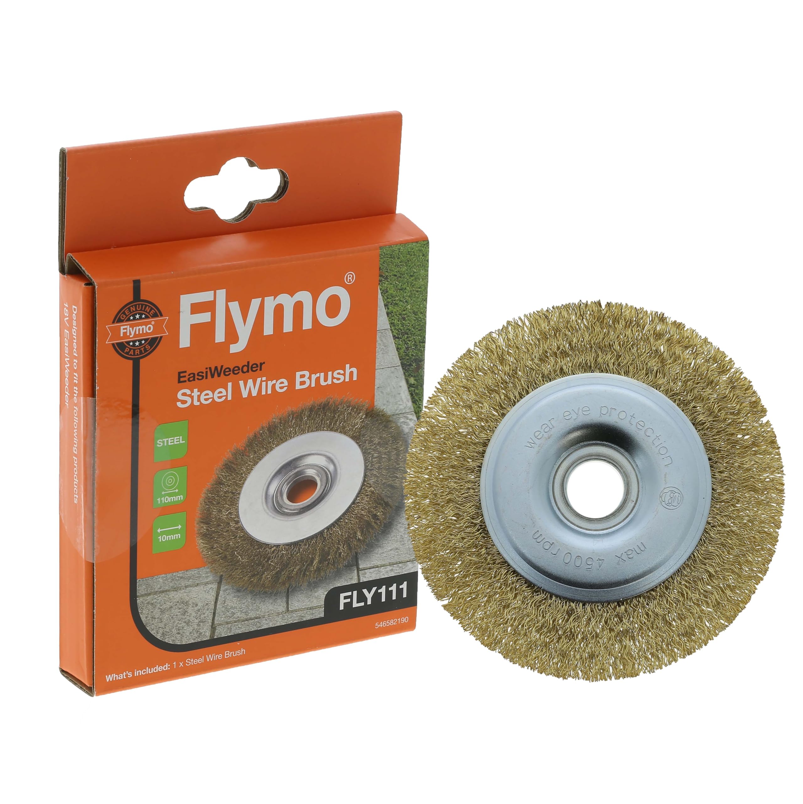 Masterpart Steel Weed Brush Wheel To Fit Flymo 18V EasiWeeder FLY111 546582190