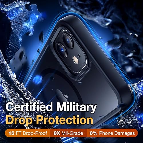 Miniatura 3 de Funda magnética fuerte para iPhone 1212 Pro compatible con MagSafe funda protectora a prueba de golpes para iPhone 1212 Pro de 6.1 pulgadas, color