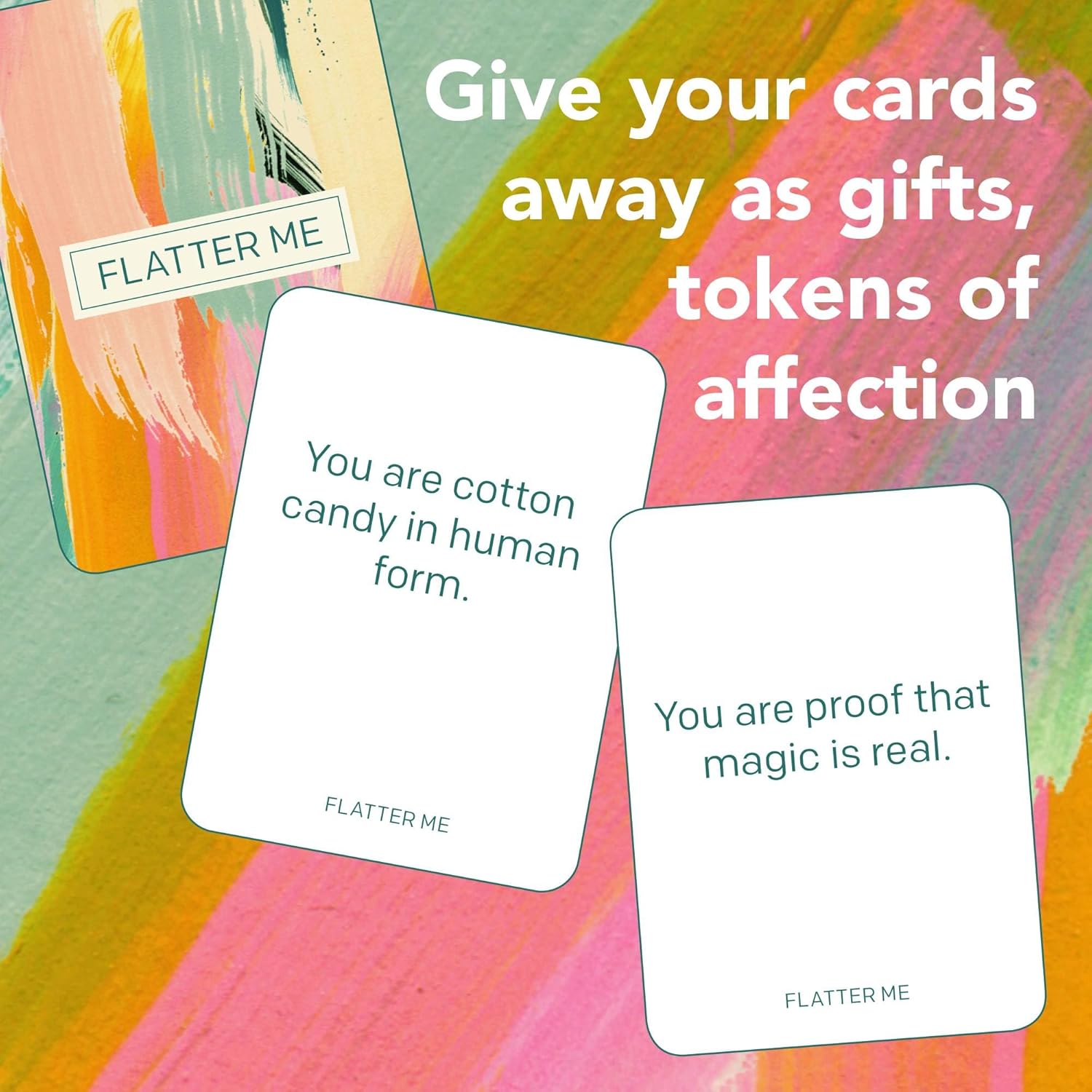 Flatter Me: A Compliment Battle Card Game