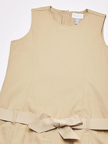 Miniatura 2 de The Children's Place Jersey delgado sin mangas con cinturón de lazo para niña, Sandy Single