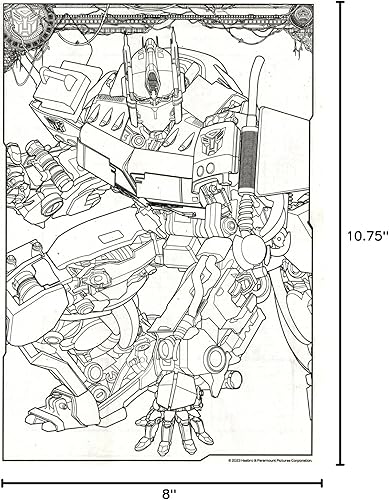 Miniatura 9 de Transformers - Juego de libro para colorear y actividades para niños, 2 libros de actividades y blocs de calcomanías con Optimus Prime, Bumblebee y
