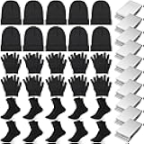 Christmas Homeless Care Package Supplies Bulk Winter Beanies Gloves Socks Emergency Blankets for Women Men