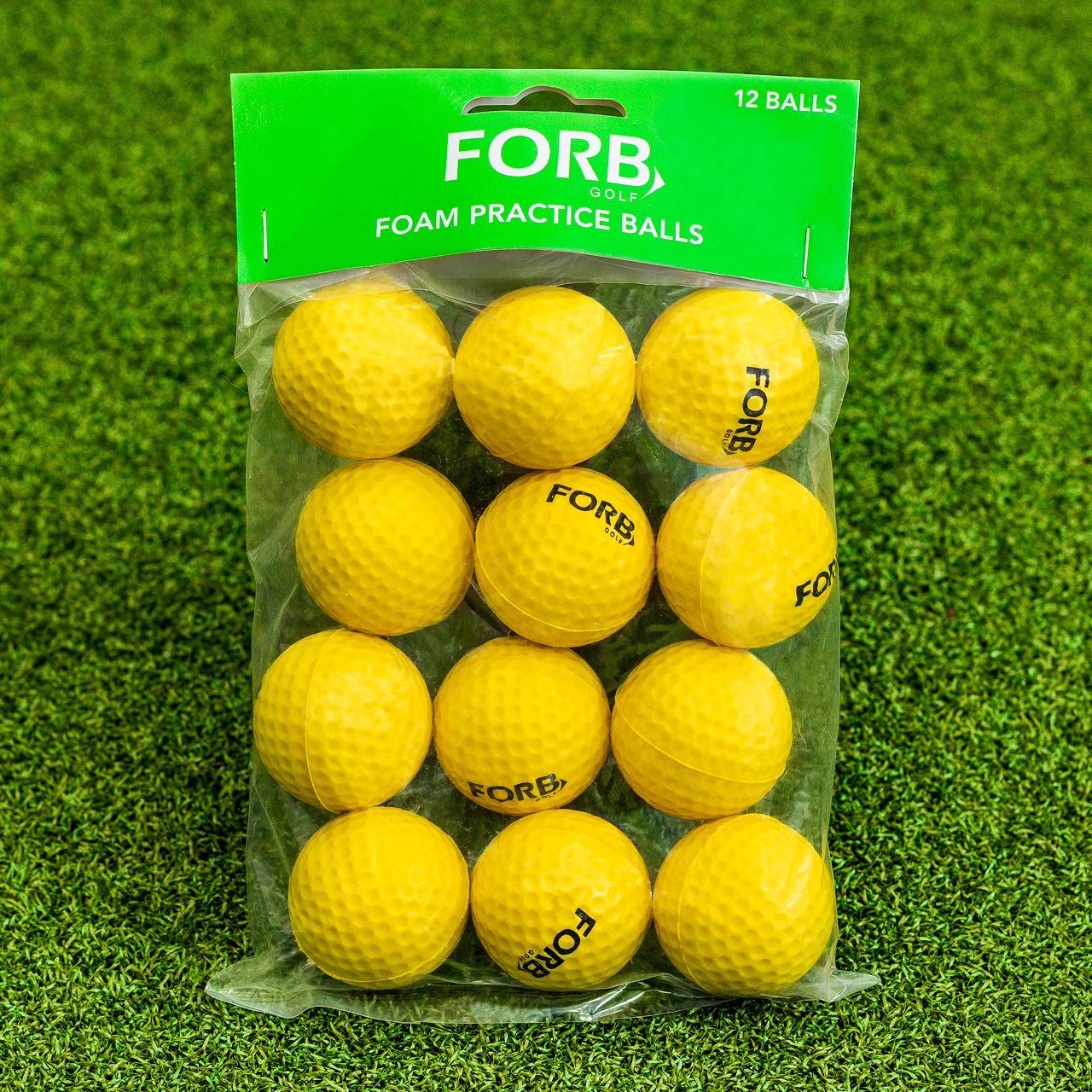 FORB Foam Golf Balls โ 12 Pack | High Density PU Material โ Premium Dent Resistant & Highly Durable Golf Balls