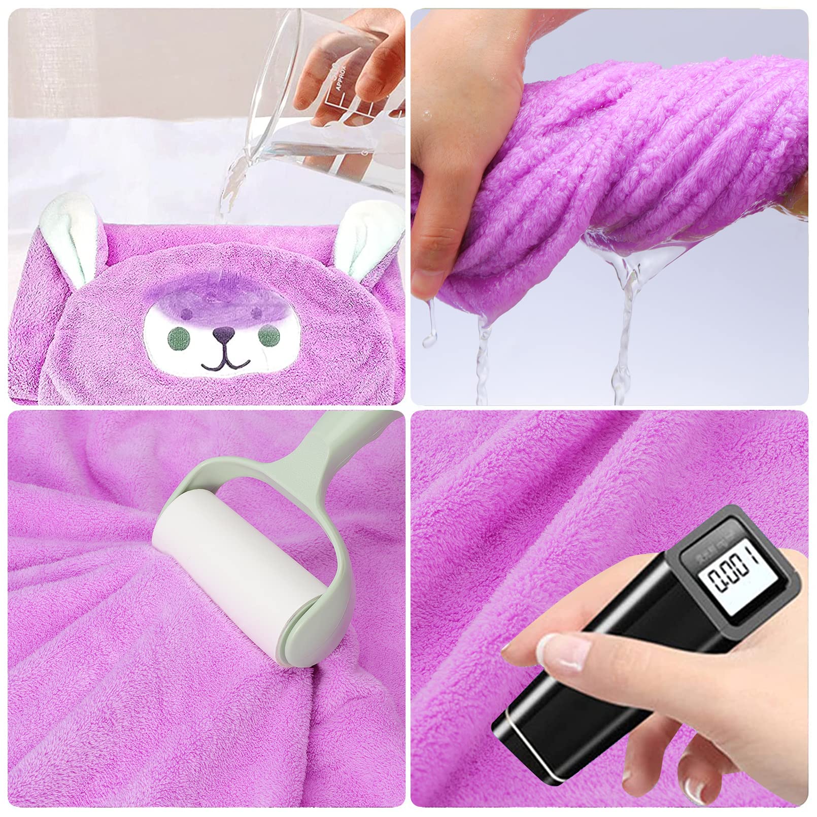 Visen - Toalla con capucha de alta calidad para niños, toalla de baño de 2855 pulgadas de tamaño grande, toalla con capucha ultrasuave para niños y niñas