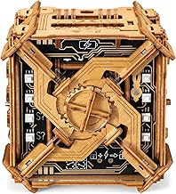 Tesla Box - Electronic Puzzle Box - Escape Room Game in a Box - Brain Teaser - 3D Wooden Puzzle for Adults - Money Puzzle Box for Cash Gift - Birthday GiftBox MoneyBox