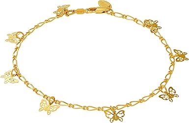 Gold butterfly anklet Clearance