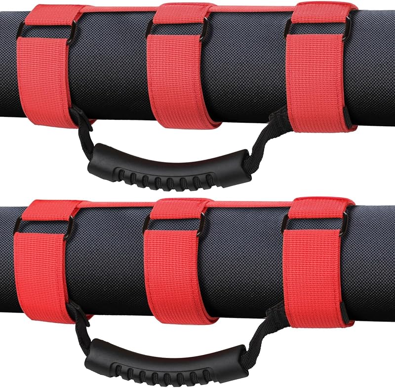 Alças de apoio para Jeep Wrangler YJ TJ JK moveland com fivela metálica – 2 unidades