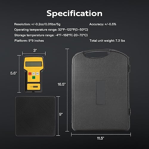 Miniatura 9 de VIVOHOME Bomba de vacío HVAC de 2 etapas de 1.5 HP 14.4 CFM con 220 libras de alta precisión electrónica digital de carga de refrigerante con funda