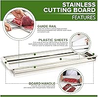 Vista 6 de Kit avanzado de rebanadora de carne seca de ternera, rebanadas uniformes 100% de precisión garantizadas, grosor ajustable, apto para lavavajillas