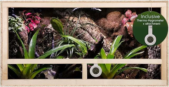 Repiterra Wooden Terrarium 100x50x40cm with OSB Panels and Float Glass