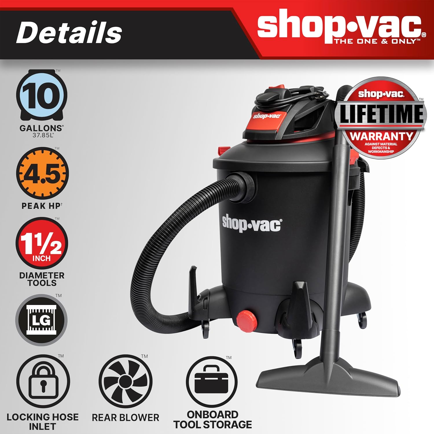 Unleash Power: The Shop-Vac 10 Gallon Wet/Dry Vacuum Reviewed!