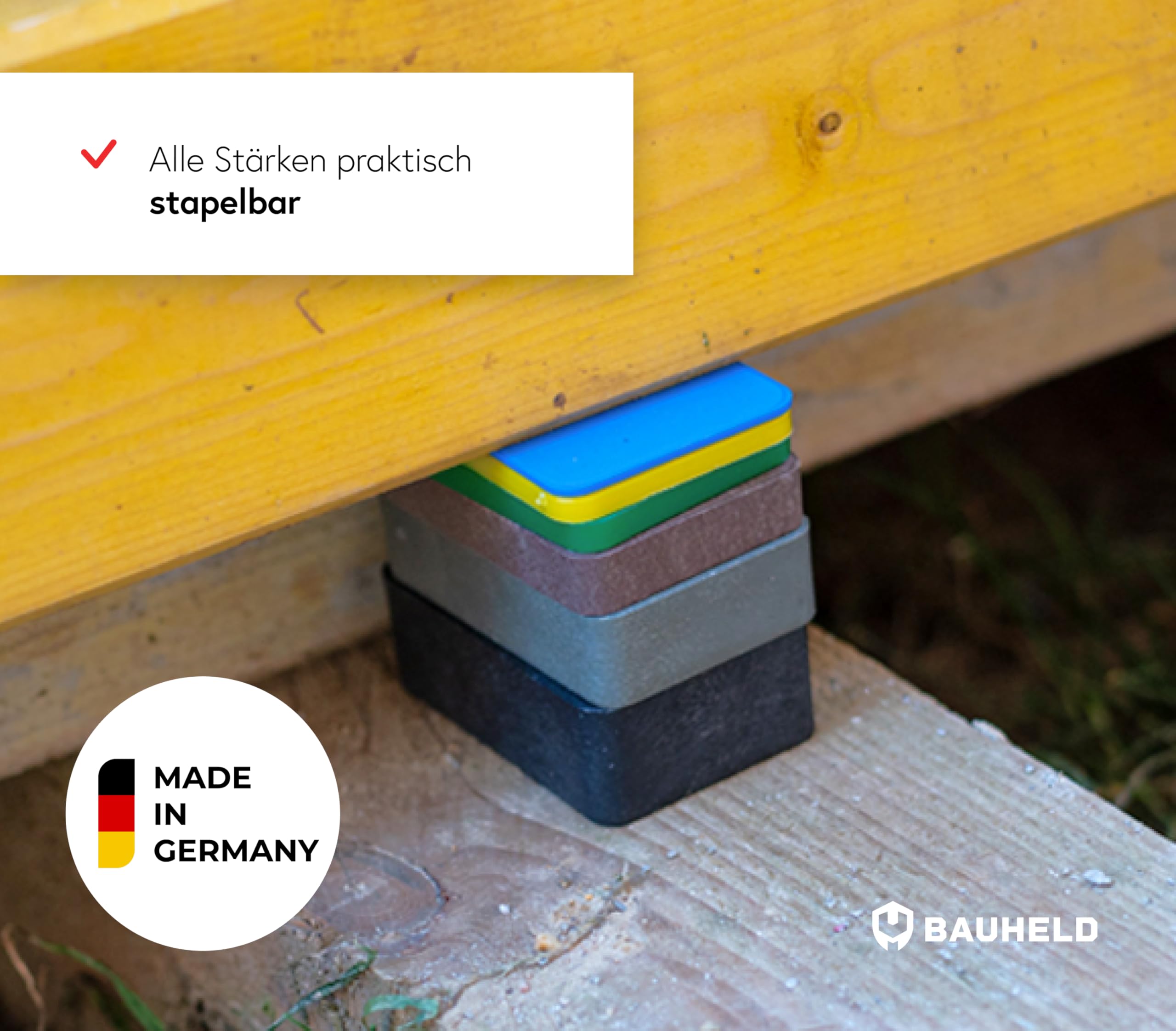 Set Blocchi Di Trasferimento Del Carico / Distanziali / Piastre Di Base Maxi Diversi Colori E Dimensioni