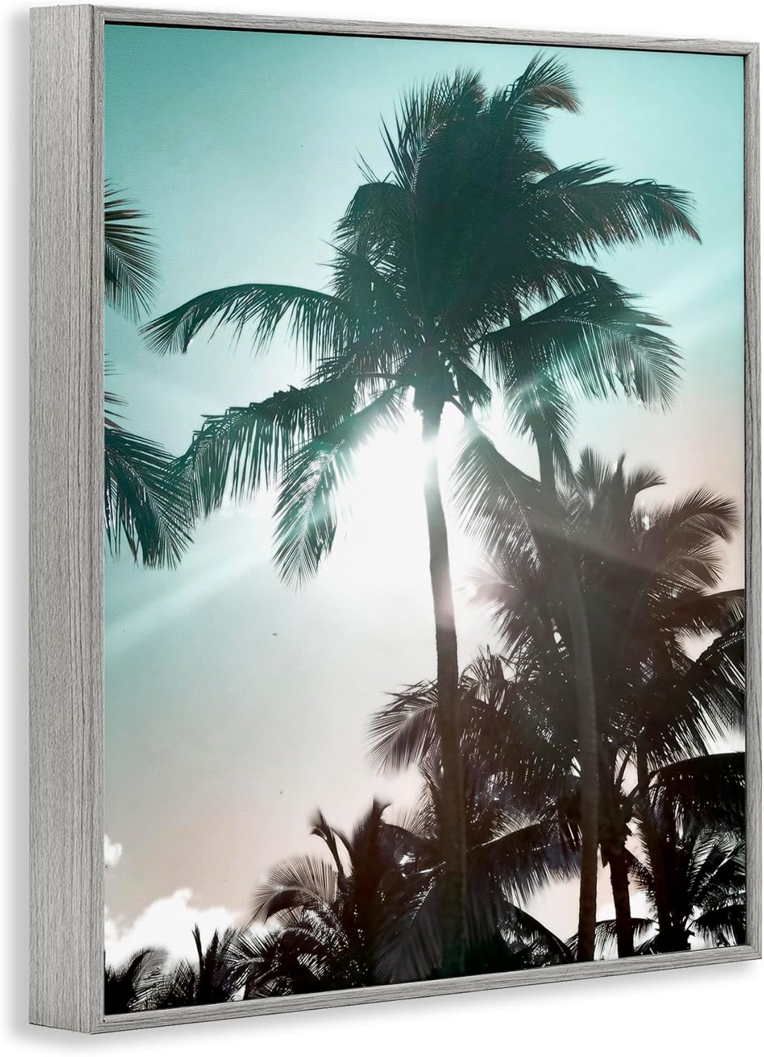 Stupell Industries Shady Palm Trees Framed Giclee Art Design by Noah Bay