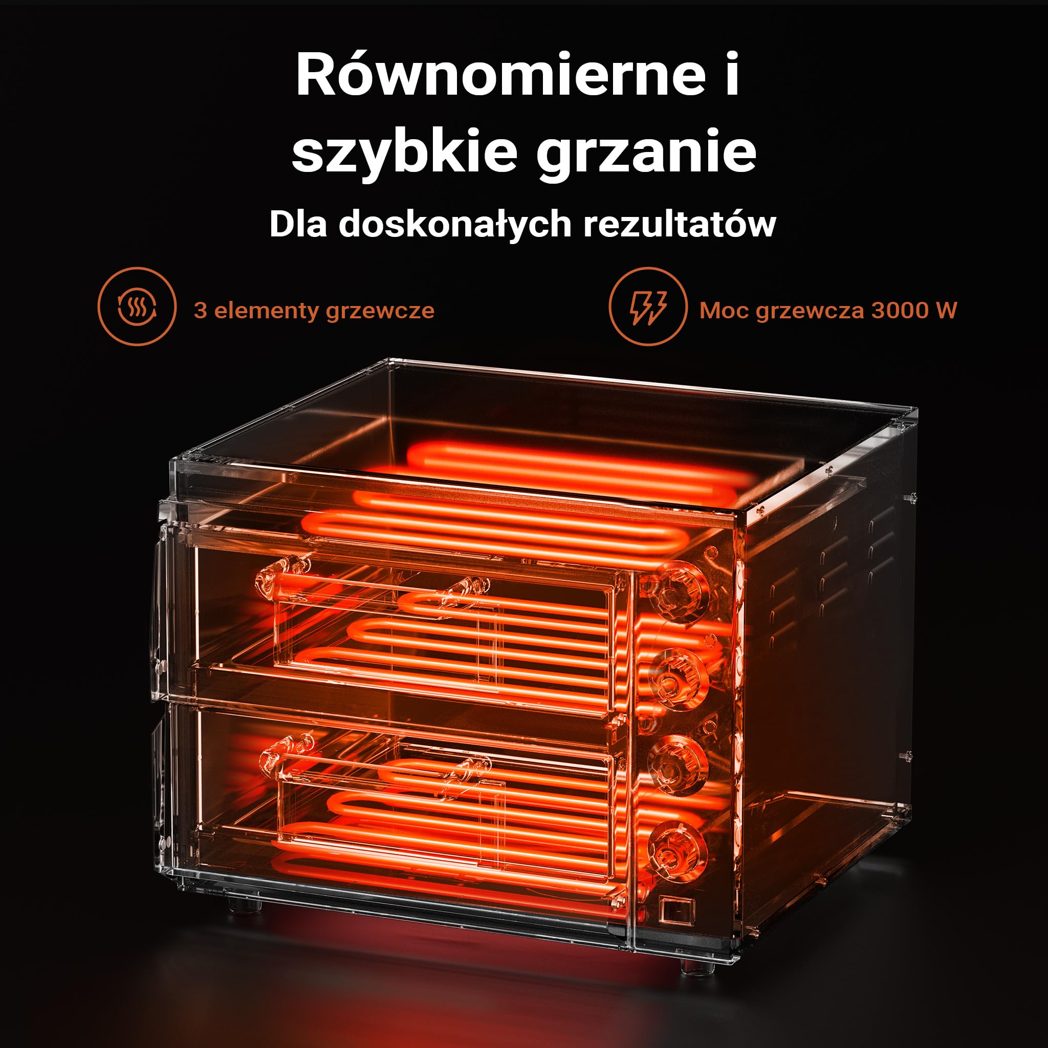 2-piętrowy piec do pizzy 3000W z kordierytem jak w piecu opalanym drewnem piekarnik gastronomiczny