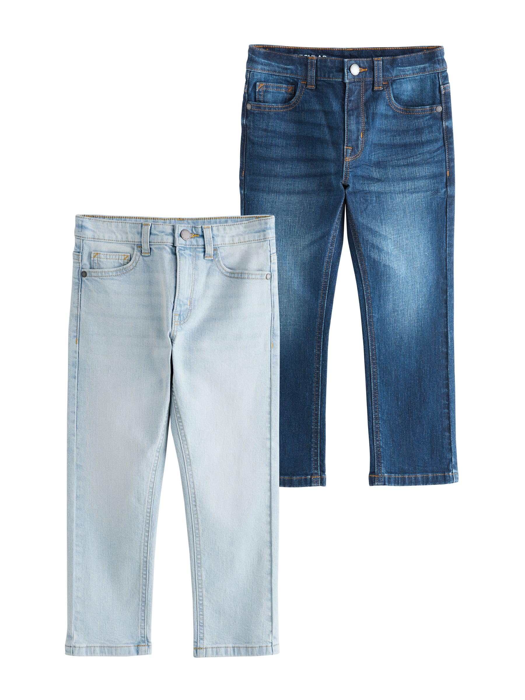 NEXT Ragazzo Confezione da 2 Jeans Regular Elasticizzati