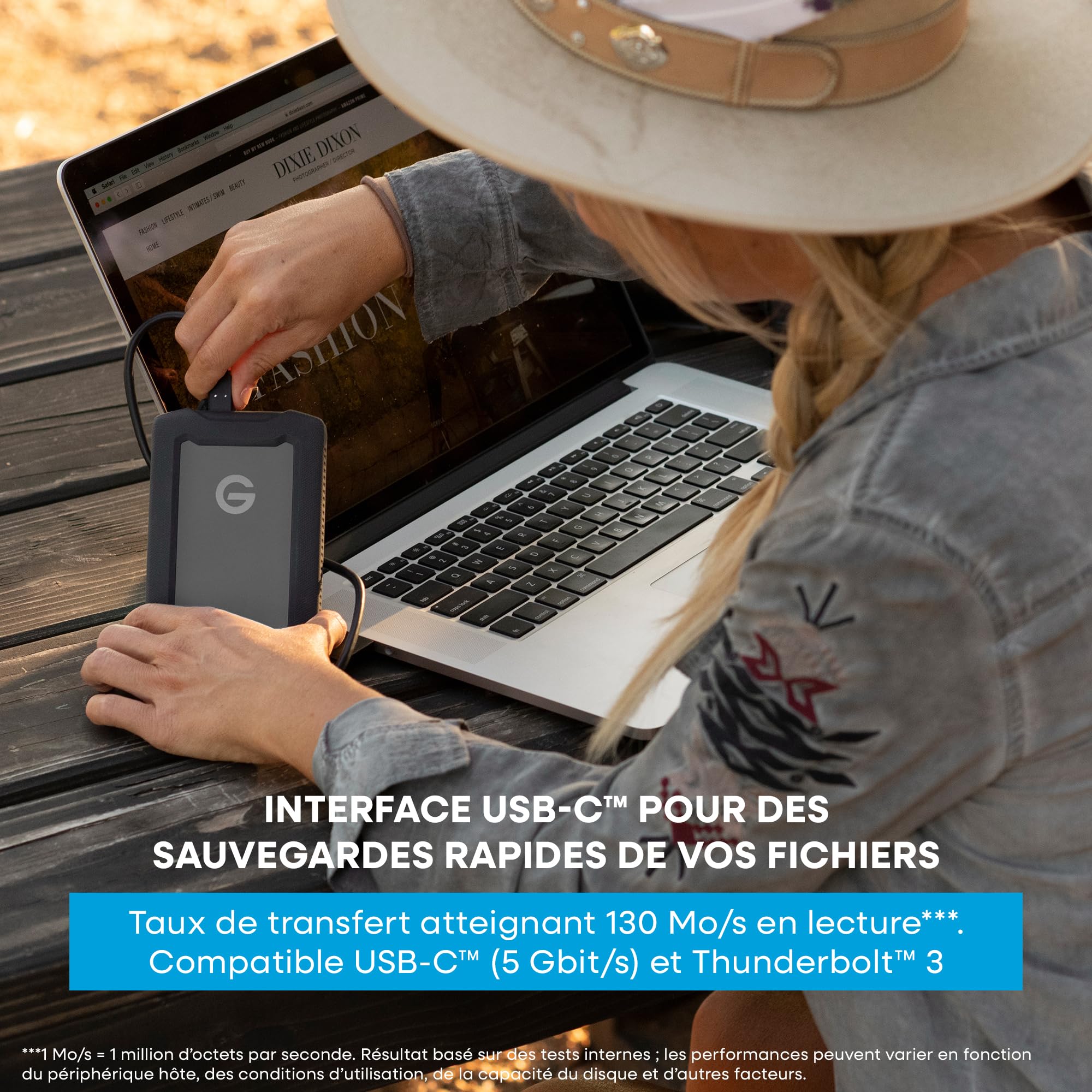 SanDisk Professional 4To G-DRIVE ArmorATD USB-C Portable HDD