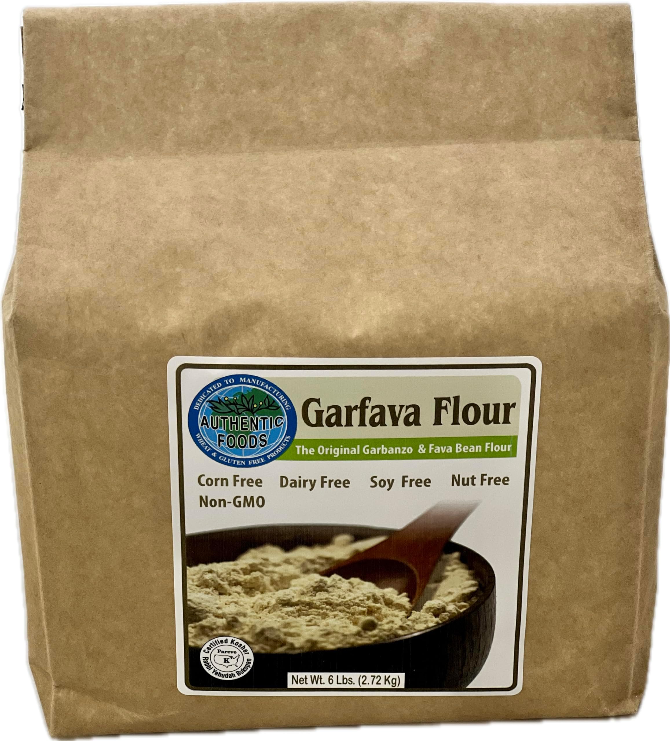 Authentic Foods Garfava Flour 6 lb Baby Food Grocery