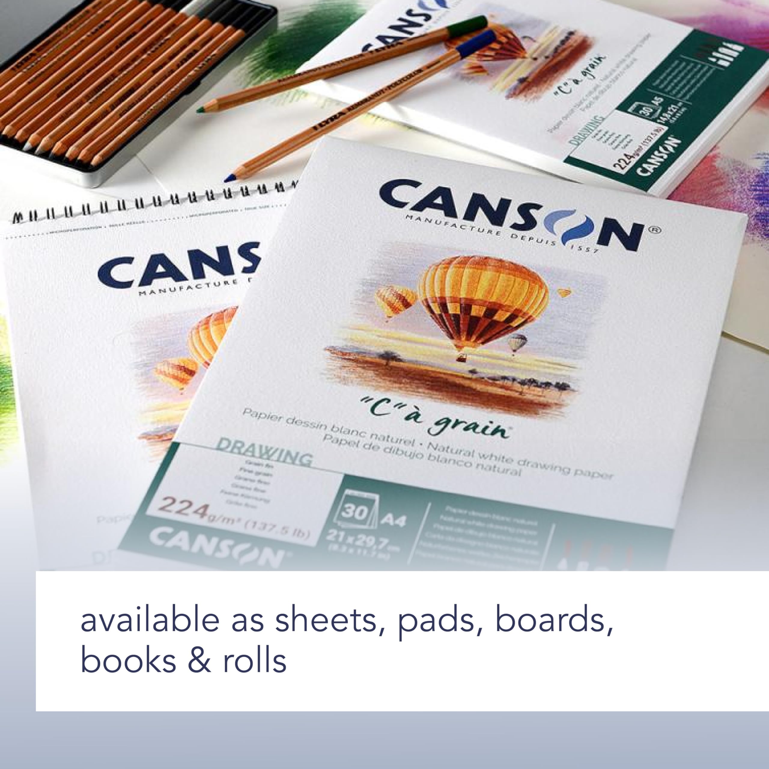 Canson XL Croquis tekenpapier met spiraal / ringband KaJa Tekenwinkel