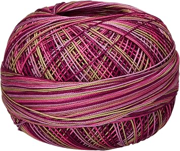 LIZBETH Handy Hands Premium Cotton Thread, Size 40, Vineyard Harvest