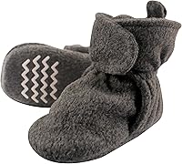 Vista 1 de Hudson BabyBotines de vellón acogedor unisex, gris oscuro, 6-12 meses