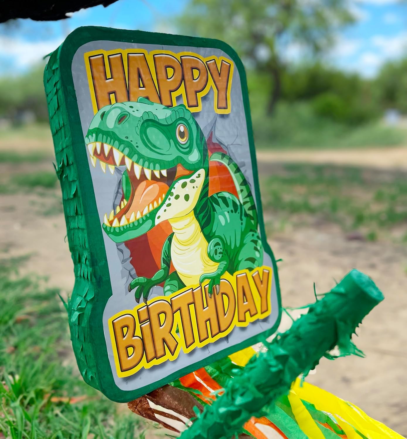 Jergrim Dinosaur Birthday Pinata, 4 Pc Set, T-Rex Jurassic Party Supply, Dino Parties Decor, Roar Pinatas, Birthday Games, Mexican Piñata De Dinosaurio Fits Pinata Stuffers And Dinosaurs Party Favor