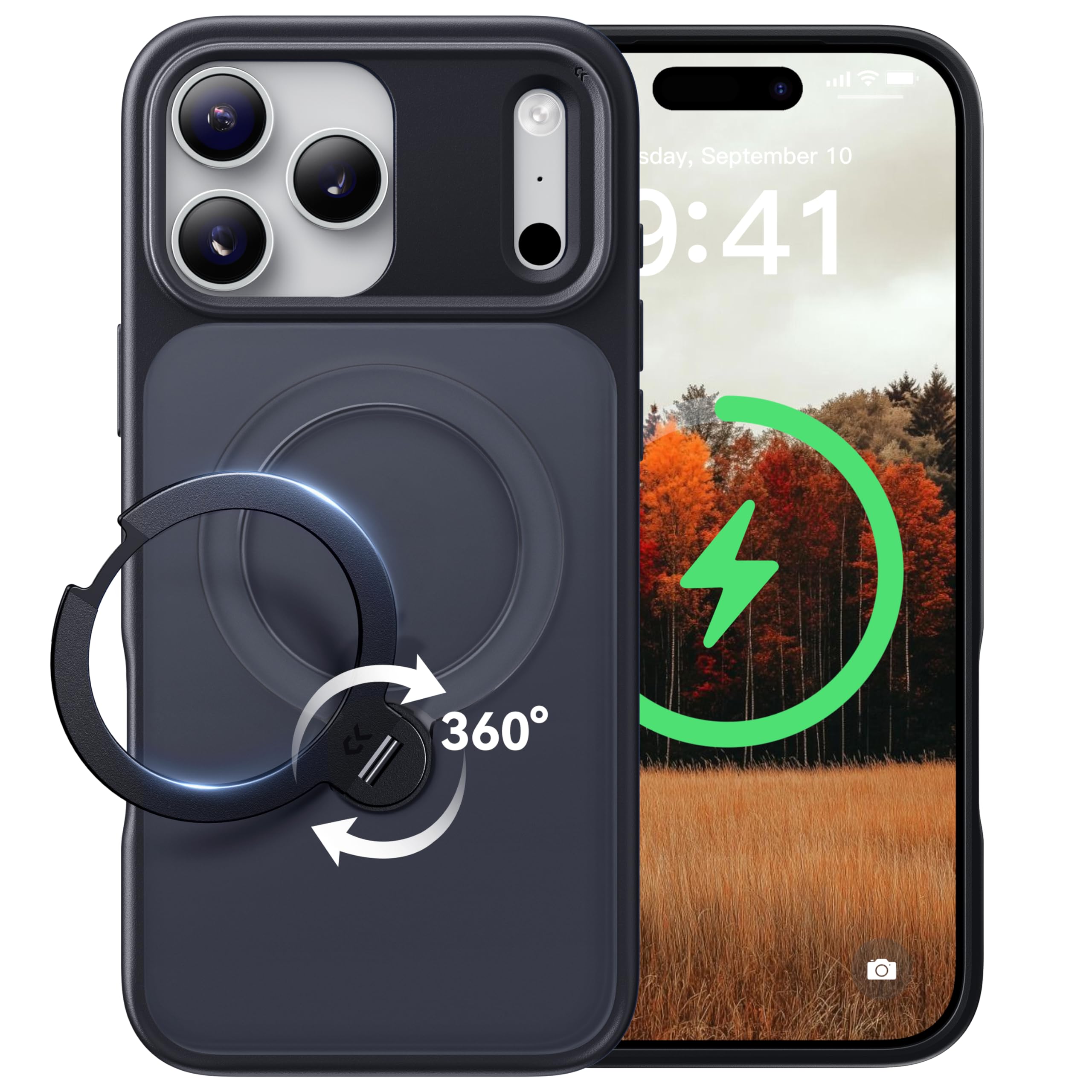 【2026最高傑作&定点360度回転】CASEKOO iPhone 17 Pro…