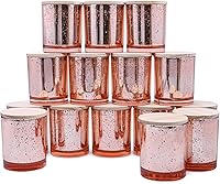 Vista 30 de Frascos de vela gruesos de 10 onzas para hacer velas 15 piezas, frascos vacíos con tapas de madera para hacer velas, contenedor de muestra, blanco