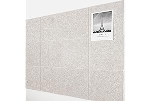 AKTOP Large Size Removable Felt Notice Board Set