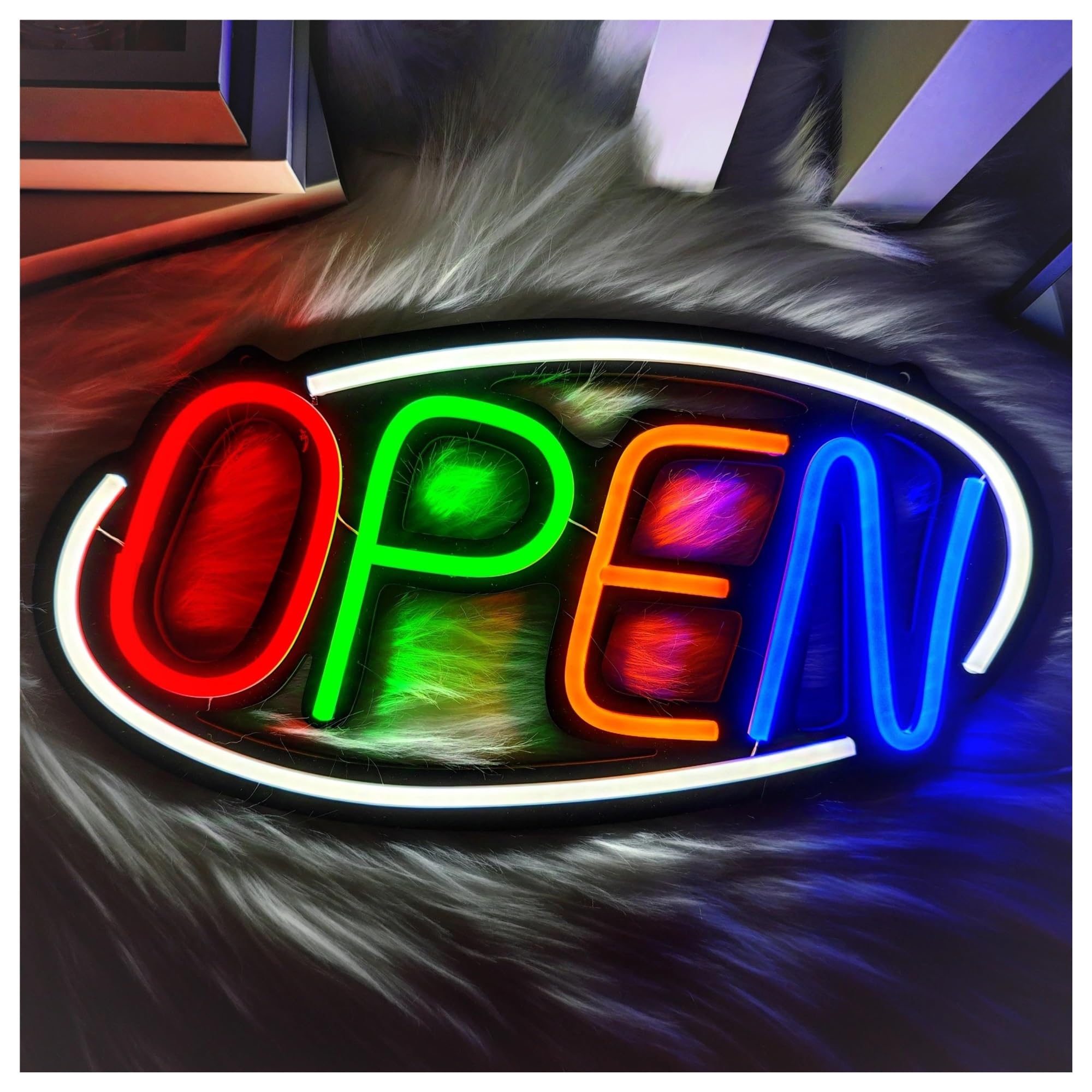 Shouxi One Color Sign Lamp Commercial Open Neon Sign, Usb Powered Lights For Shops, Restaurants, Bars, Hotels 20.7Cmx40cm